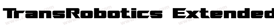 TransRobotics Extended Italic字体转换